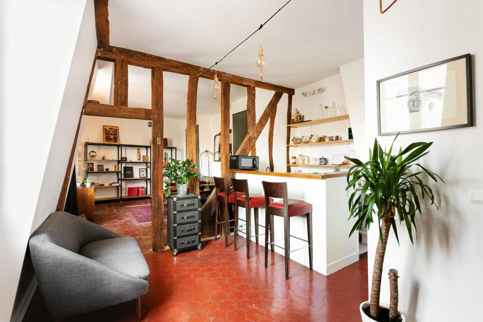 Central Paris 1Br Cozy Lägenhet Exteriör bild