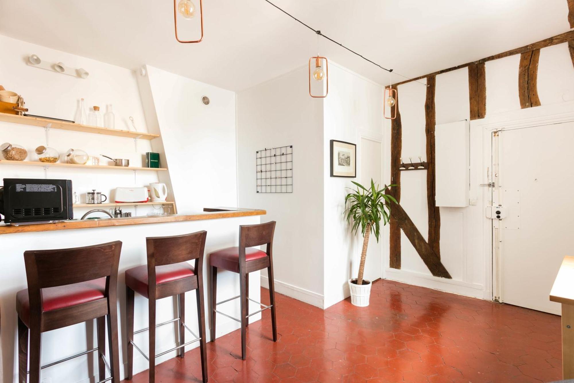 Central Paris 1Br Cozy Lägenhet Exteriör bild