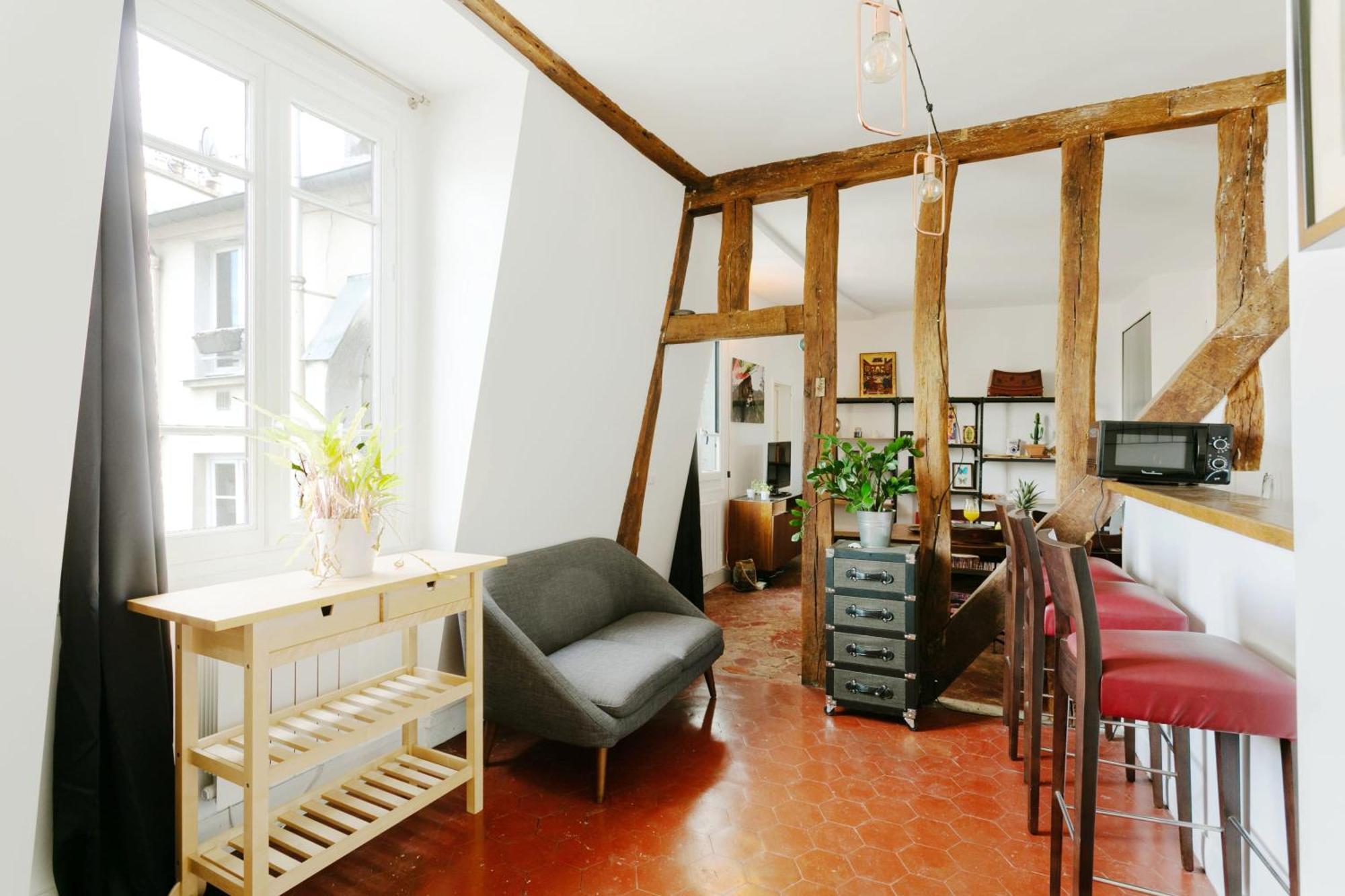 Central Paris 1Br Cozy Lägenhet Exteriör bild