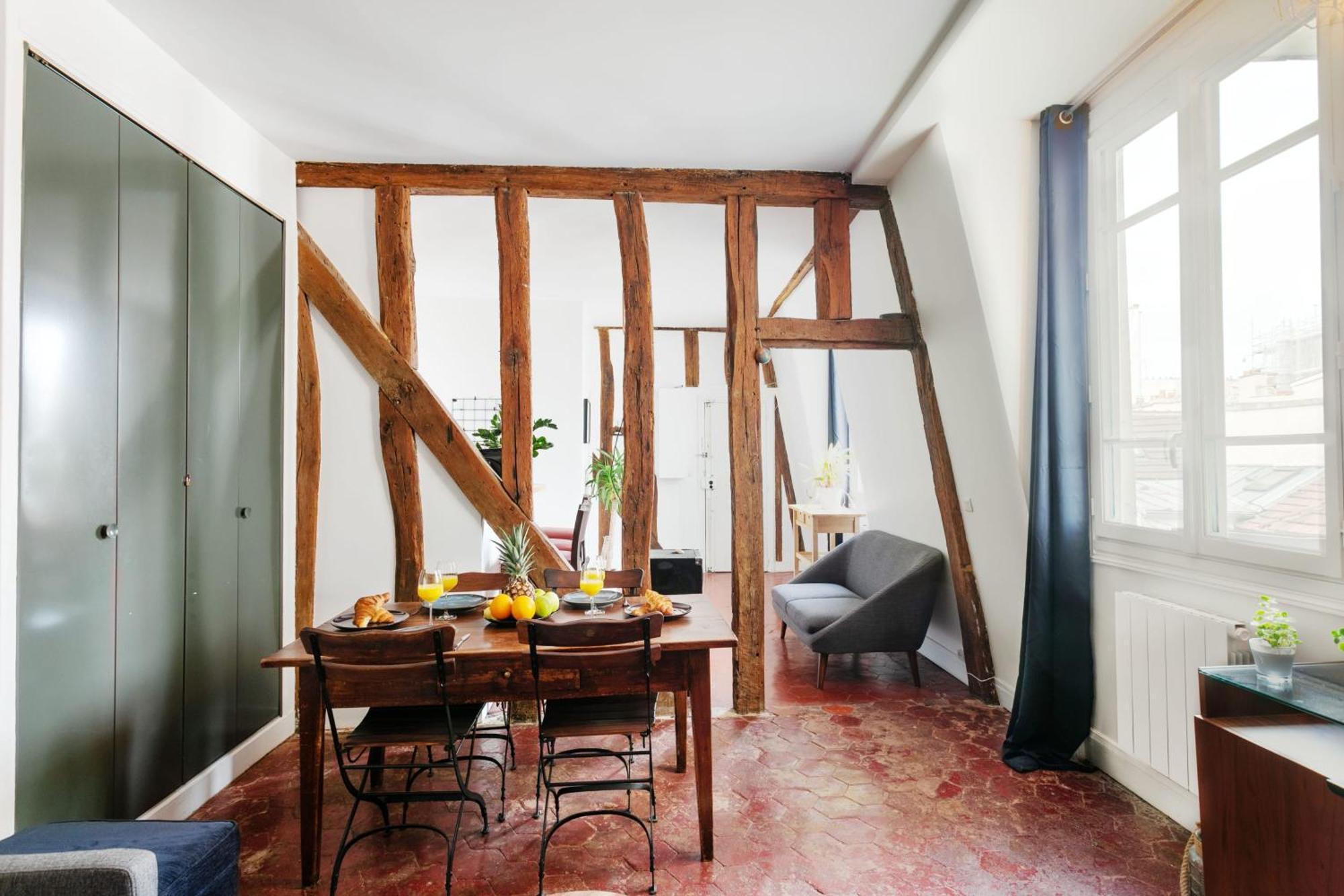 Central Paris 1Br Cozy Lägenhet Exteriör bild